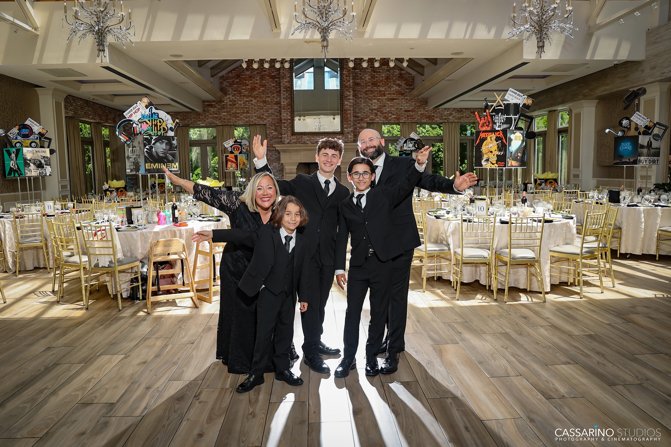 Bar Mitzvah event photographer Nassau County Cassarino Studios