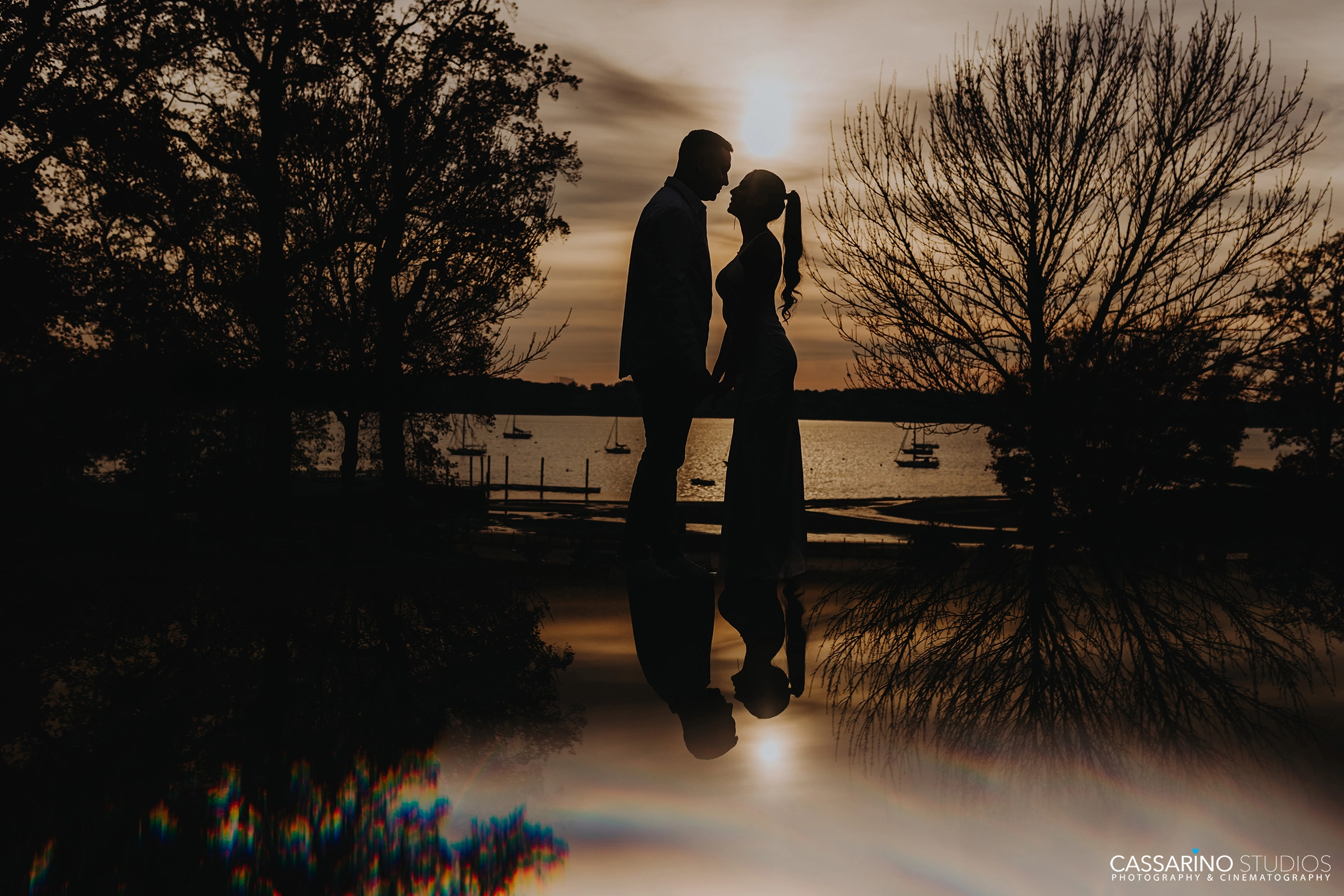 Couple engagement portrait Long Island by Cassarino Studios