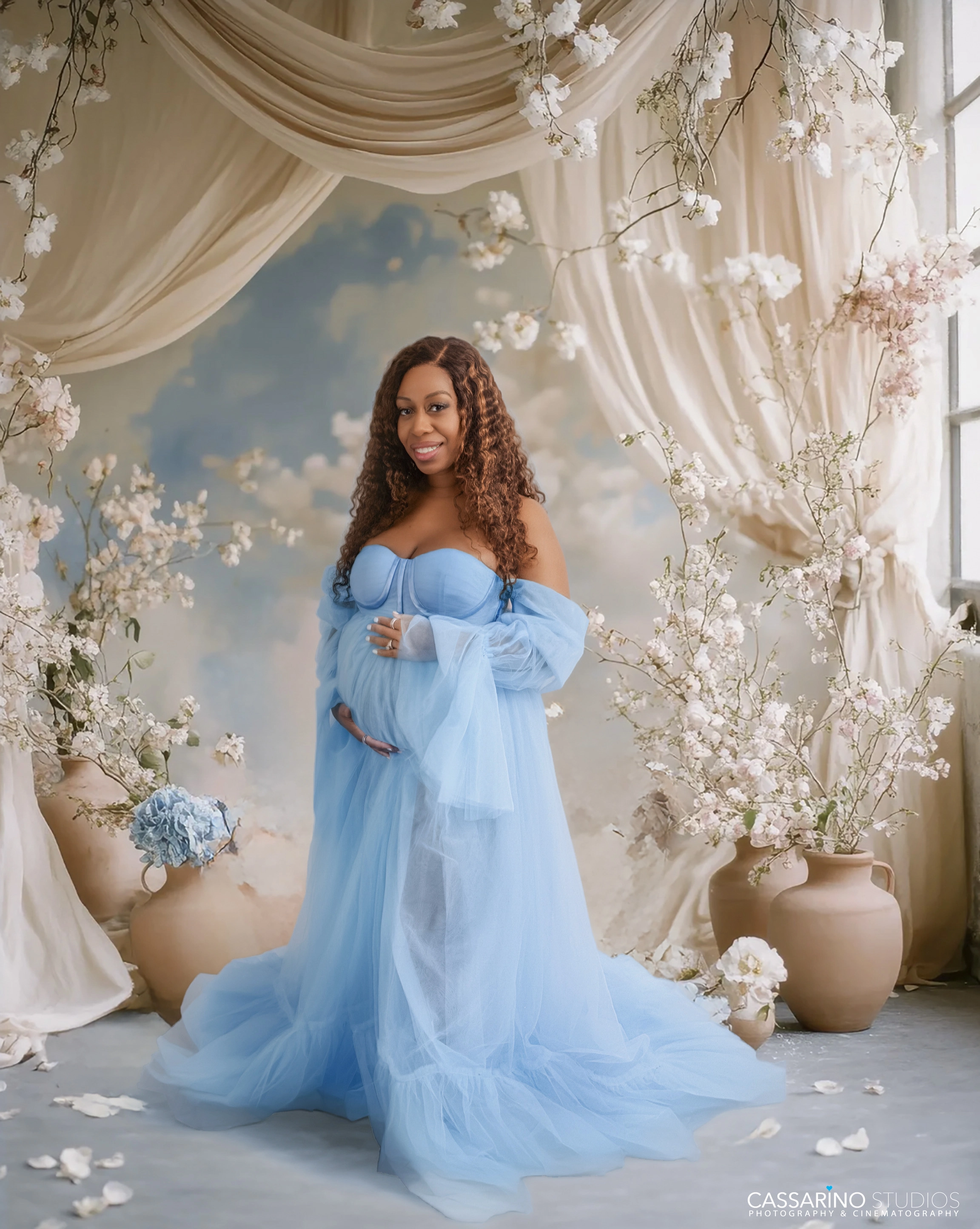 Outdoor maternity photography Long Island Cassarino Studios